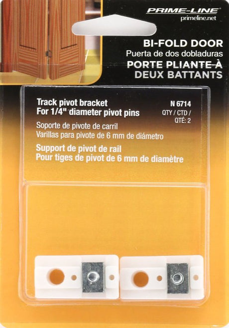 Prime-Line N 6714 Door Pivot Bracket, Plastic