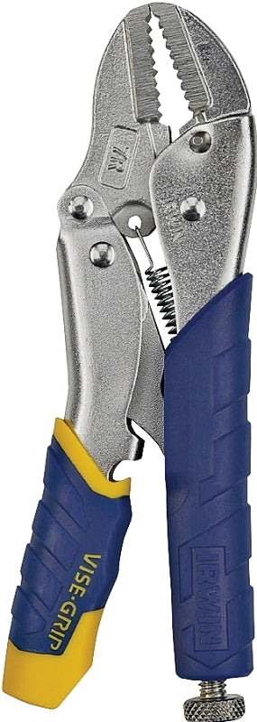 Irwin Fast Release Series 4935581 Locking Plier, 3/8 in W Jaw, 5 in OAL, 1-1/8 in Jaw Opening, Ergonomic Handle