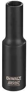 DEWALT IMPACT READY DW22922 Impact Socket, 7/8 in Socket, 1/2 in Drive, Square Drive, 6-Point, Steel, Black Phosphate