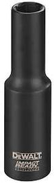 DEWALT IMPACT READY DW22922 Impact Socket, 7/8 in Socket, 1/2 in Drive, Square Drive, 6-Point, Steel, Black Phosphate