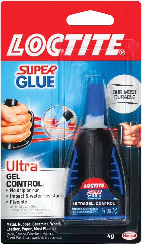 Loctite 1363589 Ultra Glue, Gel, Irritating, Clear, 4 g Bottle