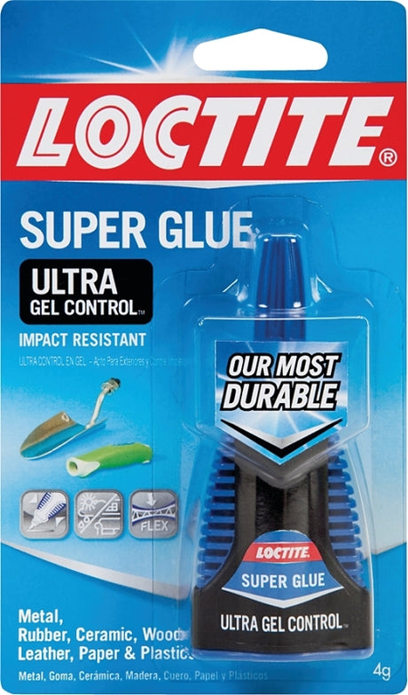 Loctite 1363589 Ultra Glue, Gel, Irritating, Clear, 4 g Bottle