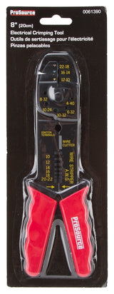 ProSource JL-SST-401183L Cable Crimper, 10 to 22 AWG Wire, 10 to 22 AWG Stripping, 10 to 22 AWG Cutting Capacity