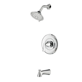 American Standard Chatfield Series 7413508.002 Tub and Shower Trim Kit, 3-Function Showerhead, 3-Spray Setting, Brass