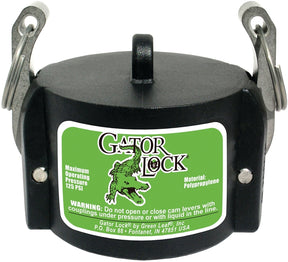 Green Leaf 150CAP Cam Lock Cap, 1-1/2 in, Male, Polypropylene