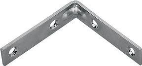 ProSource CB-B03-C4PS Corner Brace, 3 in L, 3 in W, 3/4 in H, Steel, Zinc-Plated, 2.6 mm Thick Material