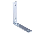 ProSource CB-B03.5-C4PS Corner Brace, 3-1/2 in L, 3-1/2 in W, 3/4 in H, Steel, Zinc-Plated, 3 mm Thick Material