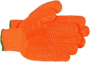 Boss 4099L Protective Gloves, L, Knit Wrist Cuff, Orange