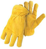 Boss 7186-M Gloves, M, Deer Skin Leather