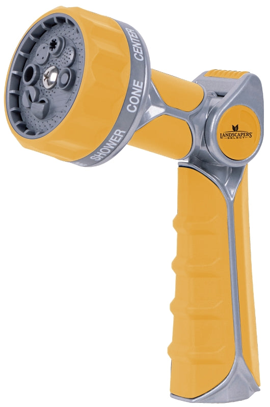 Landscapers Select C5503 Spray Nozzle, Female, Zinc Alloy/TPR, Silver/Yellow