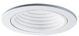 Eaton Lighting RE-4001WB Baffle Trim, Plastic Body, White
