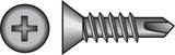 HILLMAN No. 10 X 1-1/4 in. L Phillips Wafer Head Self-Drilling Screws 100 pk