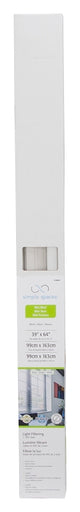 Simple Spaces PVCMB-12A Blind, 64 in L, 39 in W, Vinyl, White
