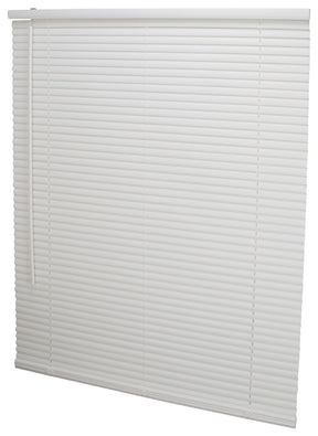 Simple Spaces PVCMB-12A Blind, 64 in L, 39 in W, Vinyl, White