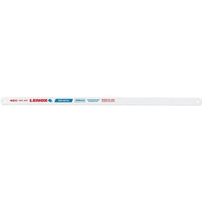 Lenox 20146V232HE Hacksaw Blade, Tuff Teeth, Bi-Metal, 1/2 in W, 12 in L, 32 TPI, Steel Cutting Edge, 10/PK