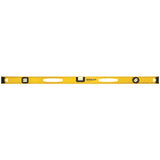 STANLEY 42-328 I-Beam Level, 48 in L, 3-Vial, 2-Hang Hole, Non-Magnetic, Black/Yellow, Aluminum