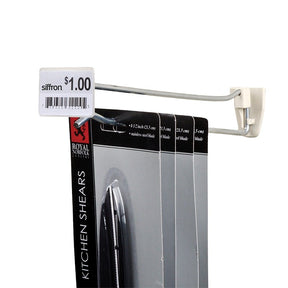 SCAN HOOK W/PLSTC BK 0.212X8IN, Pack of 100
