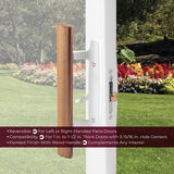Prime-Line C 1204 Door Pull Set, 2-1/8 in W, 1-13/16 in D, Wood, Painted