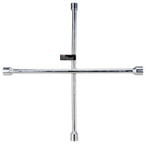 ProSource JL-AT-TGCW10133L Lug Wrench, Hex Socket, 17, 19, 21 and 23 mm Socket, 20 in L, Carbon Steel, Chrome