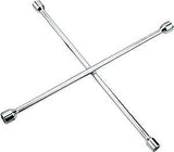 ProSource JL-AT-TGCW10133L Lug Wrench, Hex Socket, 17, 19, 21 and 23 mm Socket, 20 in L, Carbon Steel, Chrome