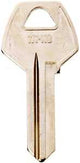Hy-Ko 11010CO87 Key Blank, Brass, Nickel, For: Corbin Russwin Cabinet, House Locks and Padlocks, CO87 Key Number, Pack of 10