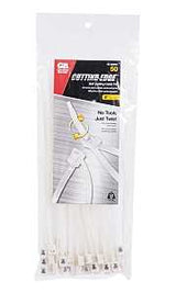 Gardner Bender 46-308SC Cable Tie, 2 in Max Bundle Dia, Double-Lock Locking, 6/6 Nylon, Natural, 8 in L, 20/PK