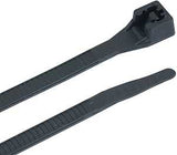 Gardner Bender 46-310UVB Cable Tie, 0.27 in Max Bundle Dia, Double-Lock Locking, 6/6 Nylon, Black, 11 in L, 100/PK