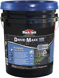 Black Jack Drive-Maxx 1000 6455-9-30 Premium Filler and Sealer, Liquid, Black, 4.75 gal Pack