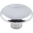KasaWare K063PC-4 Cabinet Knob, 1-3/16 in Projection, 1-1/2 in Dia, Zinc, Polished Chrome, 4/PK
