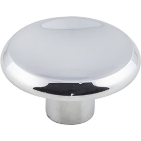 KasaWare K063PC-4 Cabinet Knob, 1-3/16 in Projection, 1-1/2 in Dia, Zinc, Polished Chrome, 4/PK