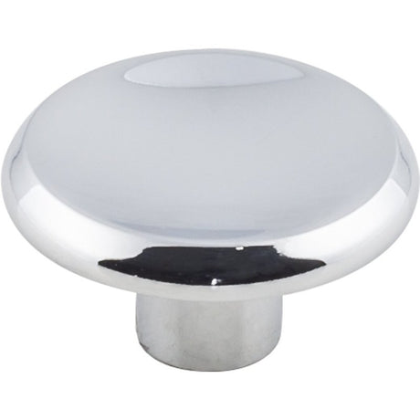 KasaWare K063PC-4 Cabinet Knob, 1-3/16 in Projection, 1-1/2 in Dia, Zinc, Polished Chrome, 4/PK