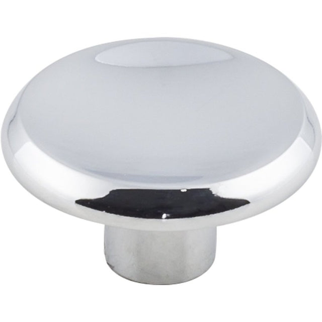 KasaWare K063PC-4 Cabinet Knob, 1-3/16 in Projection, 1-1/2 in Dia, Zinc, Polished Chrome, 4/PK