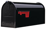Gibraltar Mailboxes Elite Series E1100B00 Mailbox, 800 cu-in Capacity, Galvanized Steel, Powder-Coated, 6.9 in W, Black