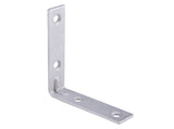 ProSource CB-G03-C4PS Corner Brace, 3 in L, 3 in W, 3/4 in H, Galvanized Steel, Galvanized, 2.6 mm Thick Material