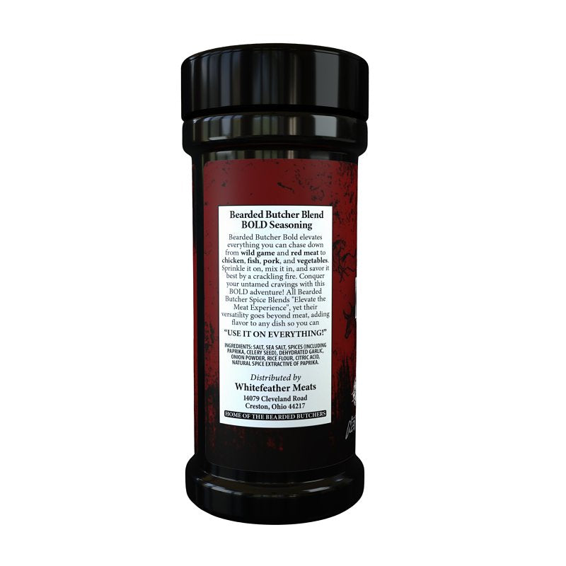 Bearded Butcher BB-4162 Seasoning, Solid, Bold Blend, 10 oz Can