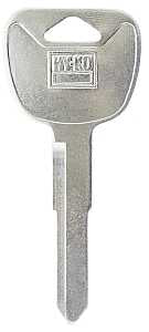 Hy-Ko 11010SUZ20 Key Blank, Brass, Nickel, For: Suzuki SUZ20 Vehicle Locks, Pack of 10