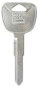Hy-Ko 11010SUZ20 Key Blank, Brass, Nickel, For: Suzuki SUZ20 Vehicle Locks, Pack of 10