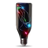 Feit Electric FY/BOT/RGB/LED LED Bulb, Specialty, Bottle Lamp, 11 W Equivalent, E26 Medium Lamp Base, Non-Dimmable