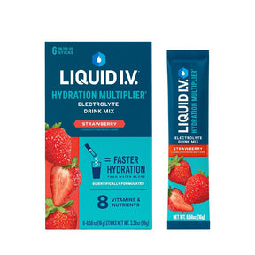 Liquid I.V. LVM6015 Drink Mix, Strawberry, Pack of 12