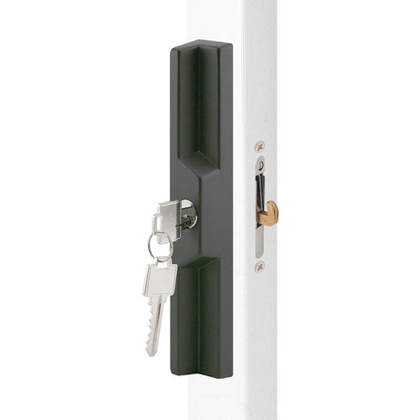 Prime-Line E 2000 Cylinder Replacement, Brass, Chrome, For: 1-1/4 in THK Glass Sliding Doors
