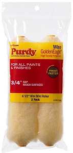 Purdy 140605065 Roller Cover, 3/4 in Thick Nap, 6-1/2 in L, Polyester Cover