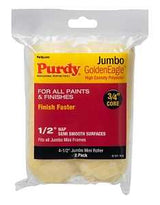 Purdy 140624023 Roller Cover, 1/2 in Thick Nap, 4-1/2 in L, Polyester Cover
