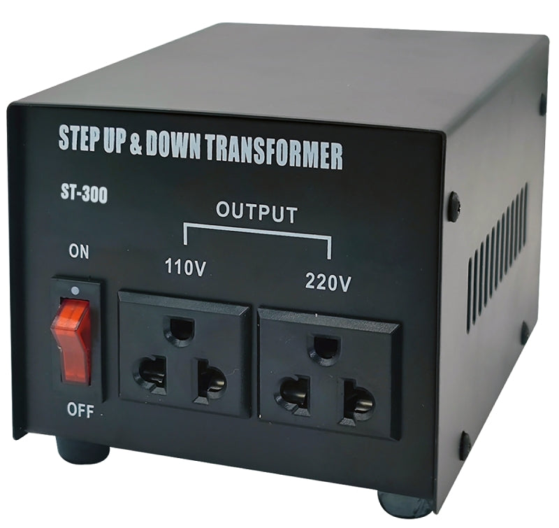 Goldsource ST-300W Step Up/Down Transformer, 300 VA , 110/220 VAC Secondary, Pack of 8
