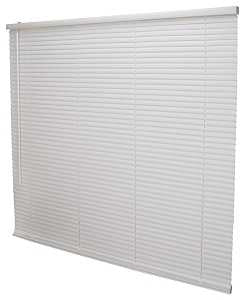 Simple Spaces PVCMB-16A Blind, 64 in L, 48 in W, Vinyl, White