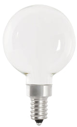 Feit Electric BPG1660W927CAFIL2 Filament LED Bulb, G16-1/2 Lamp, 60 W Equivalent, E12 Candelabra Lamp Base, Dimmable