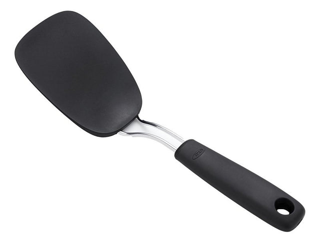 Good Grips 65191 Flexible Turner, 3 in W Blade, Nylon Blade, Black
