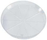Gardener's Blue Ribbon VS17 Planter Saucer, 17 in Dia, Vinyl, Clear, Pack of 15