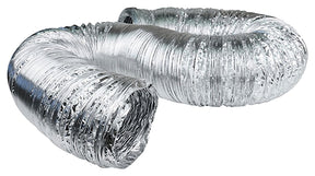 DUNDAS JAFINE AF525 Flexible Duct, 5 in, 25 ft L, Aluminum