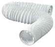 DUNDAS JAFINE FD350E Flexible Duct, 50 ft L, Vinyl, White