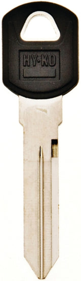 Hy-Ko 12005B89 Key Blank, B89 Key Number, Brass, Nickel, Pack of 5